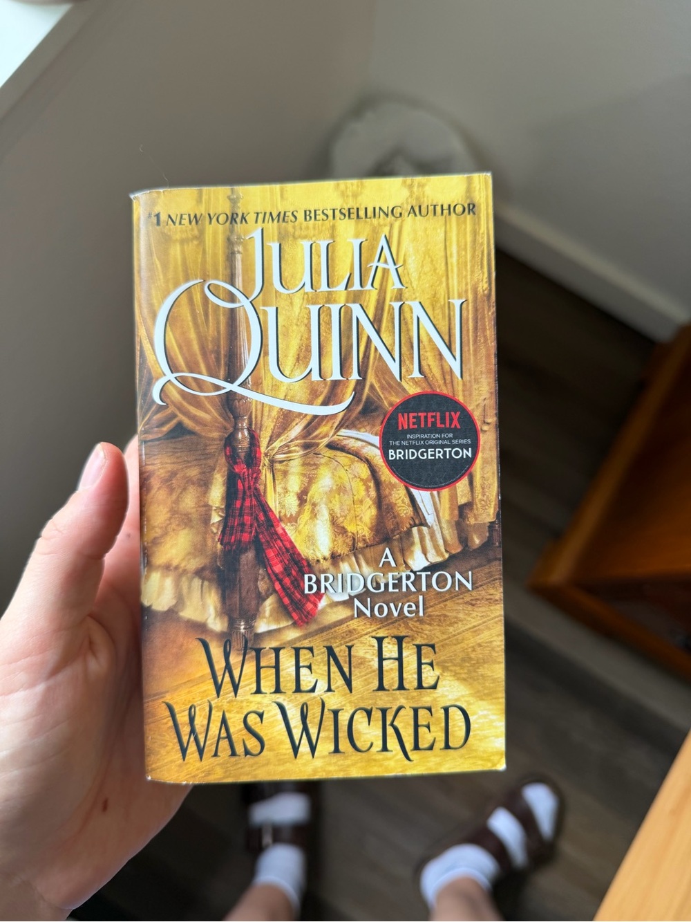 Julia Quinn "When He Was Wicked" Paperback - Gold Cover